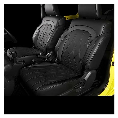 Black Car Seat Cover Compatible for Suzuki Jimny JB64 JB74 2019 2020 2021 2022 Auto Interior Cushion Water Proof Leather Accessories