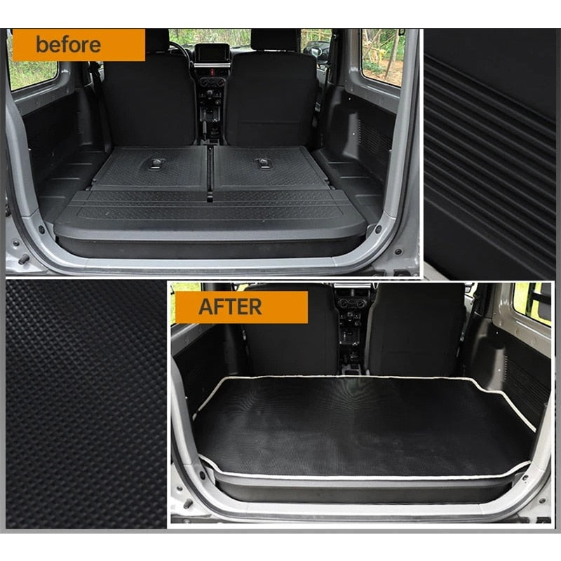 PVC Waterproof Trunk Cushion Car Accessories Compatible With Su-zuki 2019-2020 New Jimny JB74