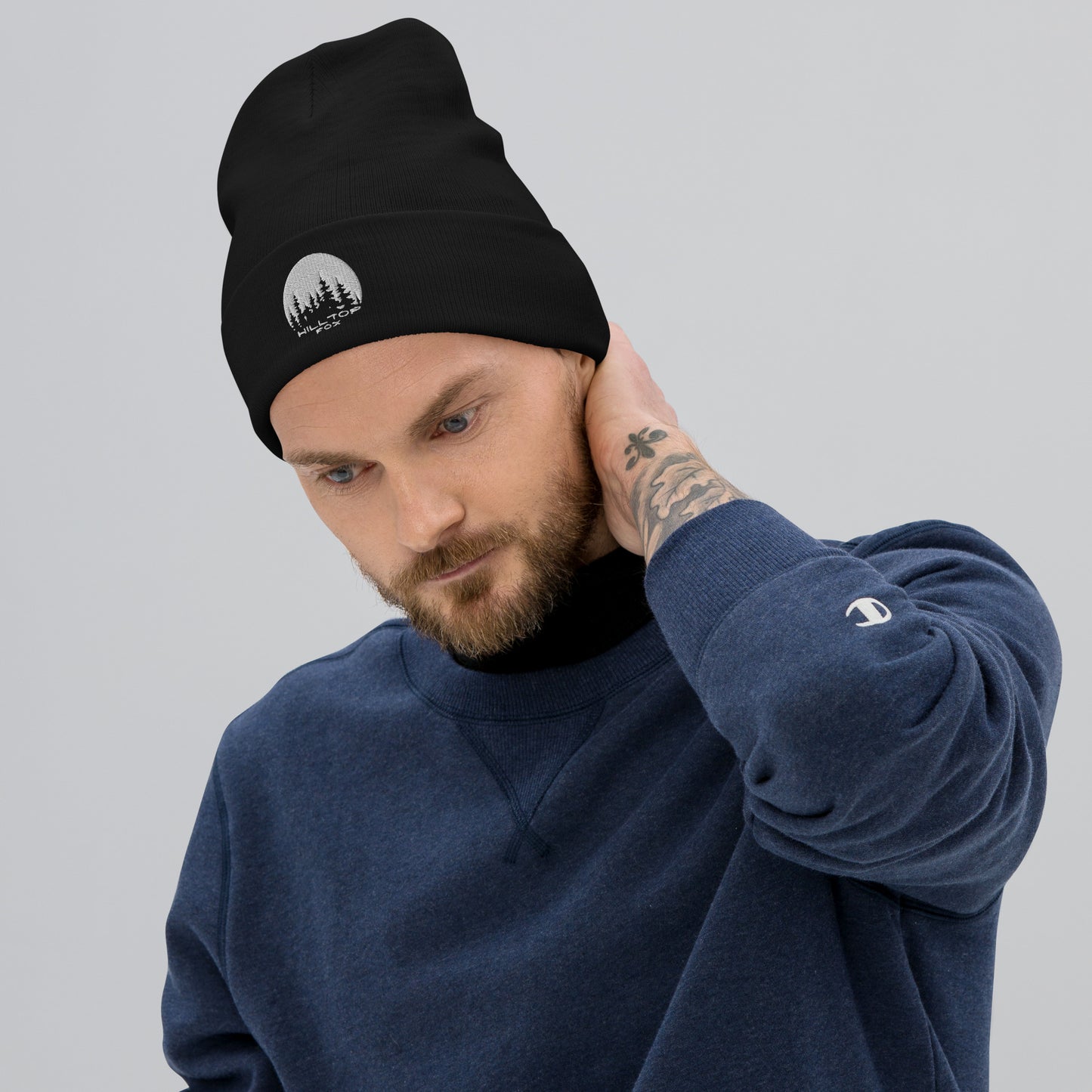 The Pines Embroidered Beanie