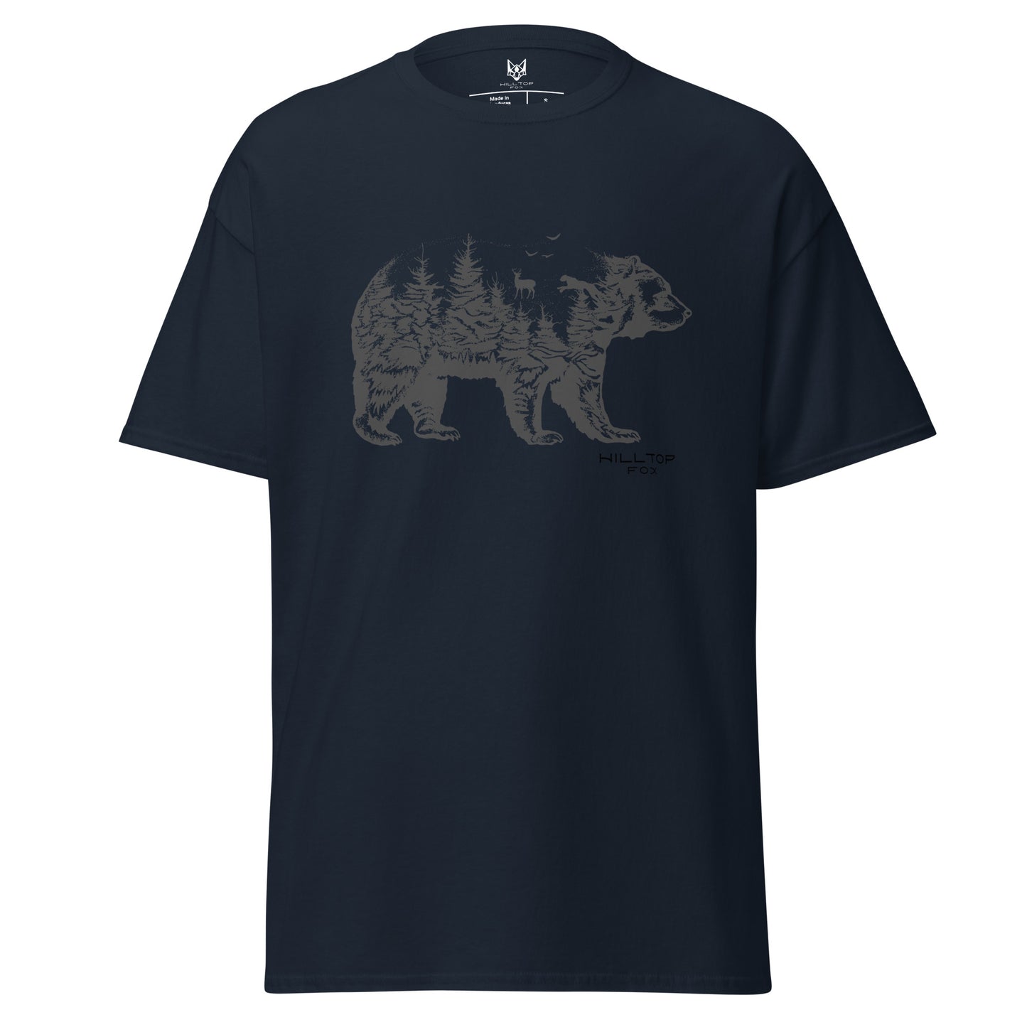 Camiseta Hilltop con oso zorro