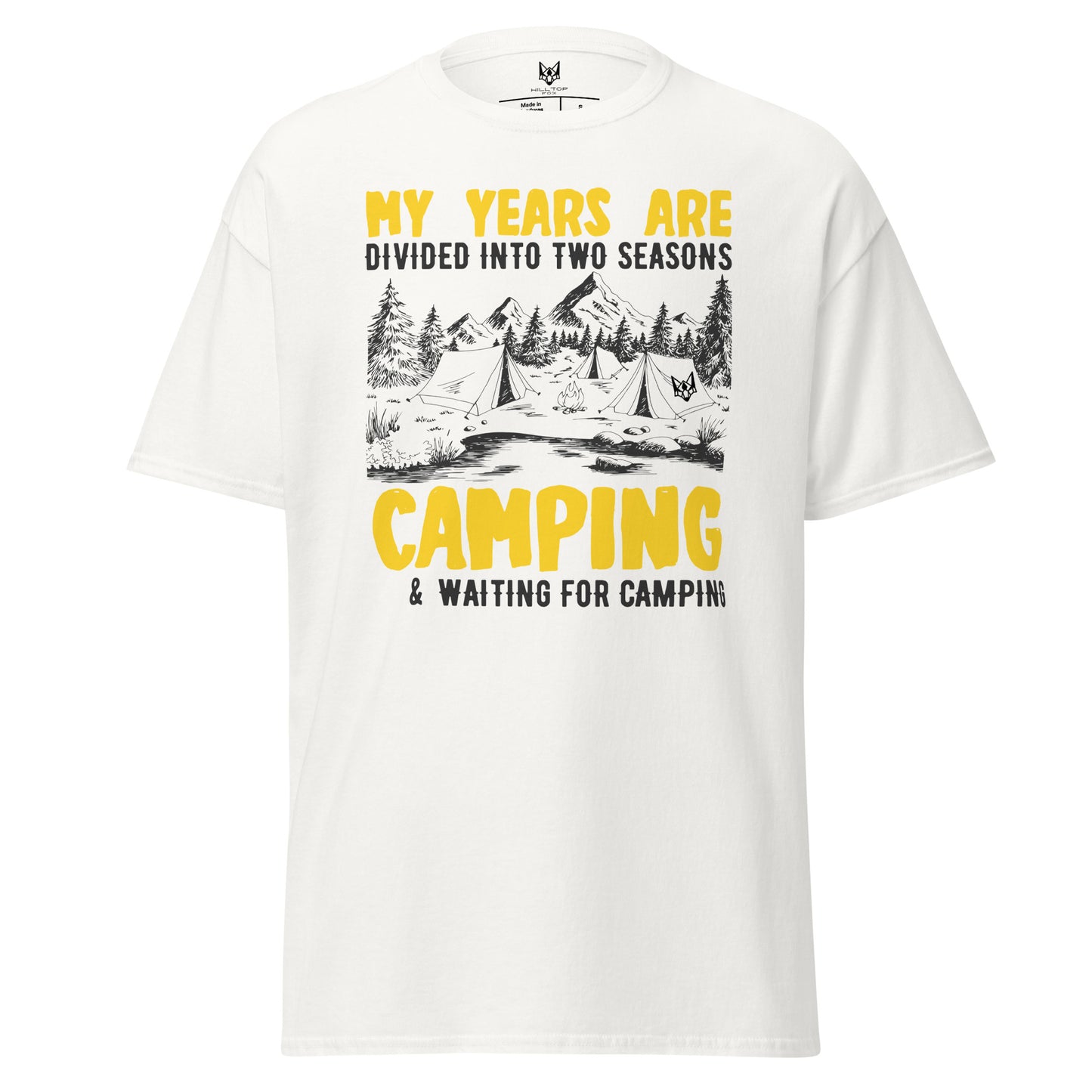 Camiseta de temporada de acampada Hilltop Fox