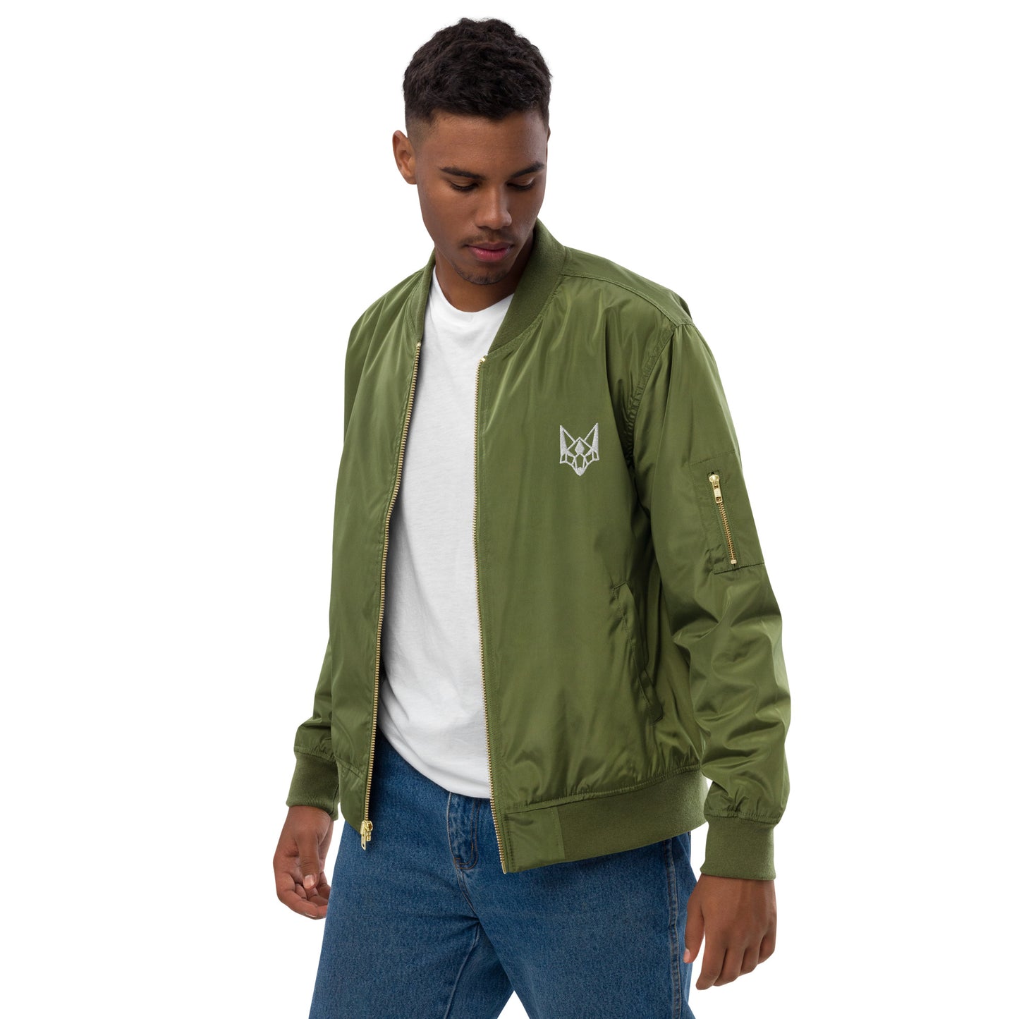 Hilltop Fox's Premium recycled bomber jacket