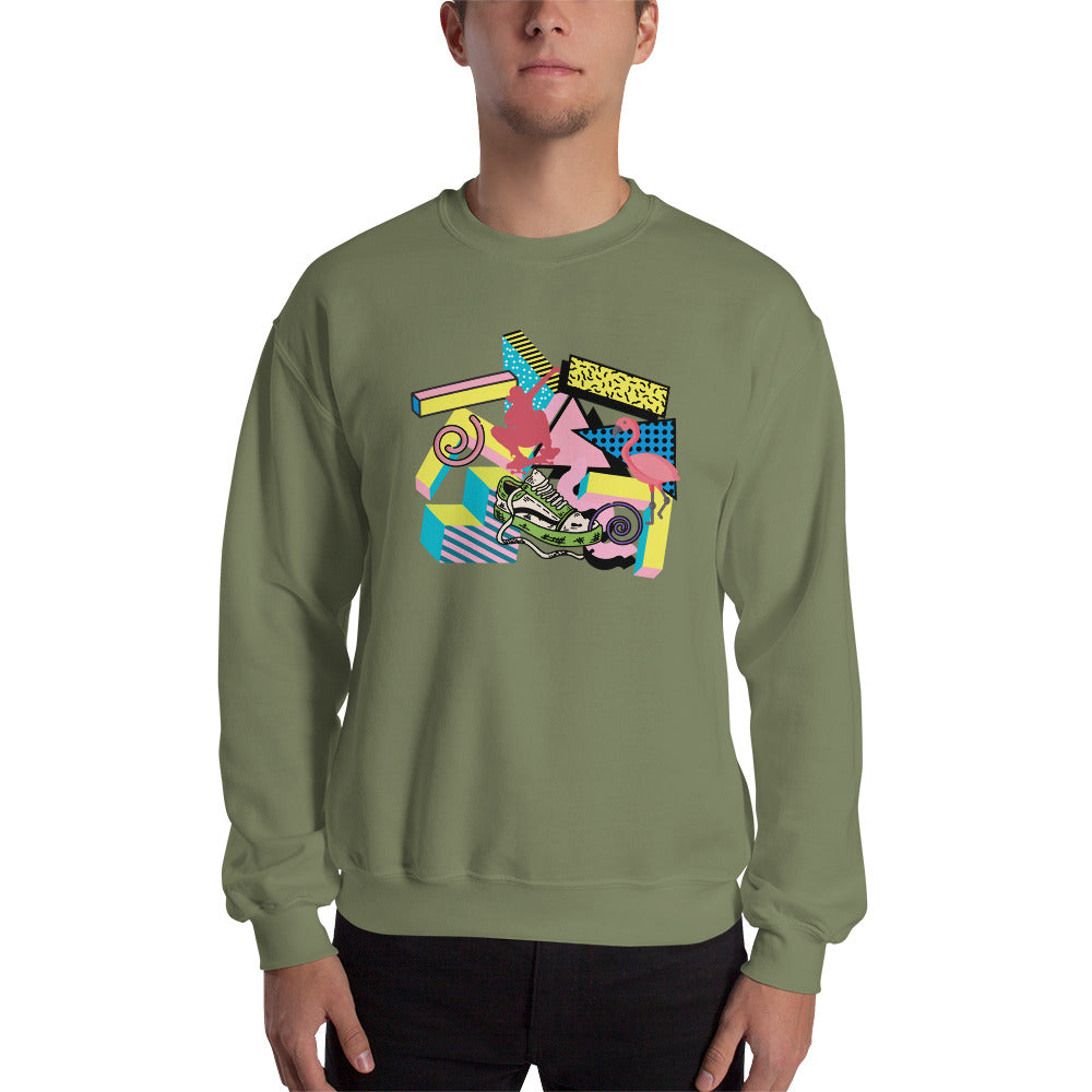 Sweat-shirt unisexe de style rétro des années 90 - design 2